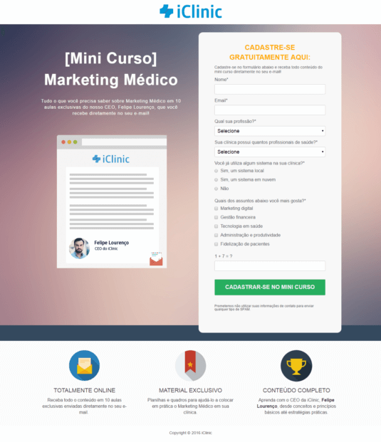 Caso de Éxito Inbound Marketing iClinic